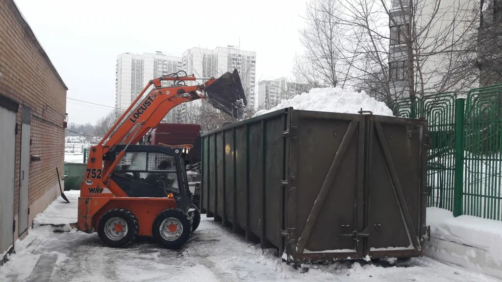 Вывоз снега контейнерами в Тейково — цена от 3479 руб., заказать контейнер для снега в ПроМусор