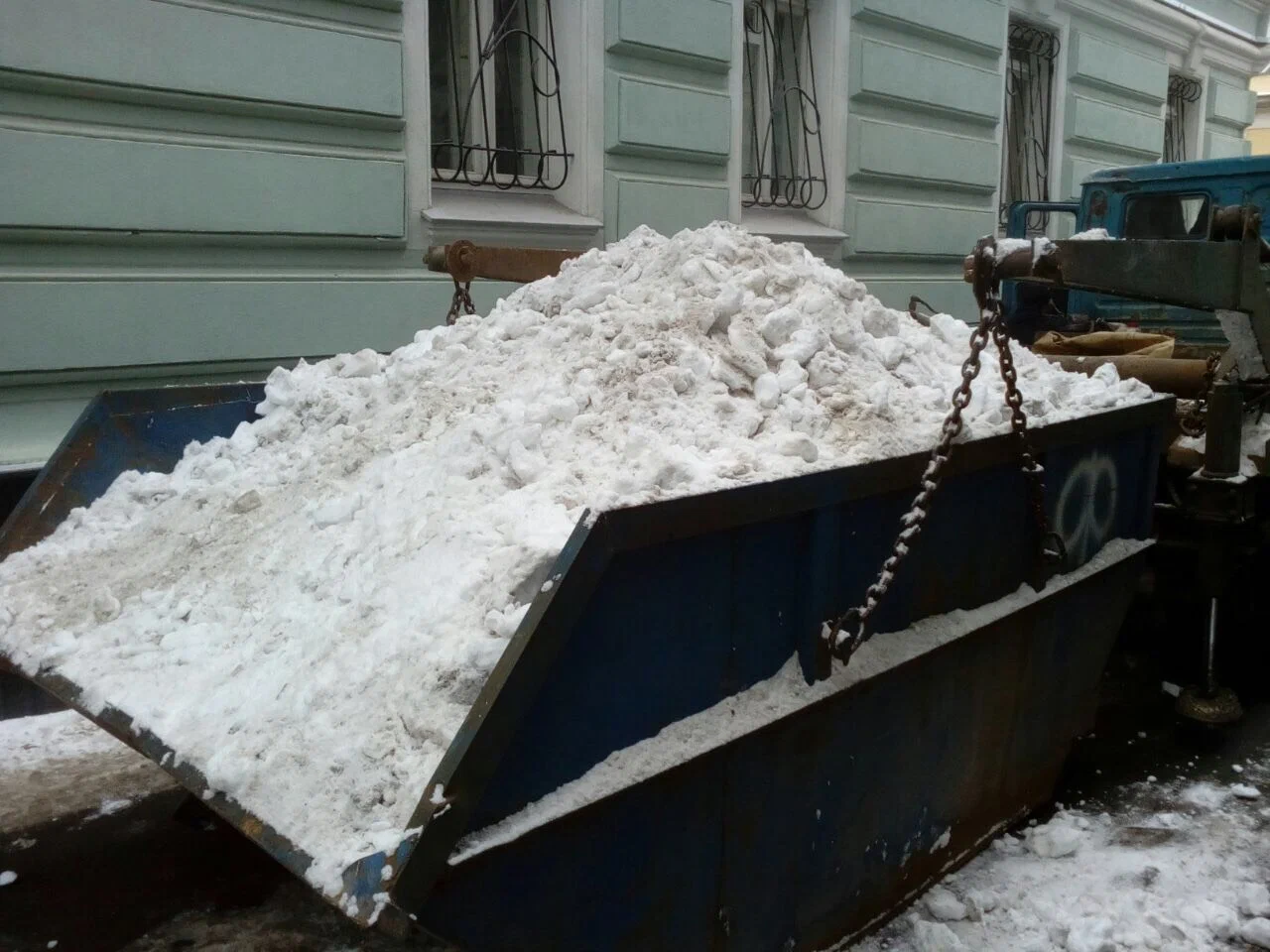 Вывоз снега контейнерами в Тейково в октябре
